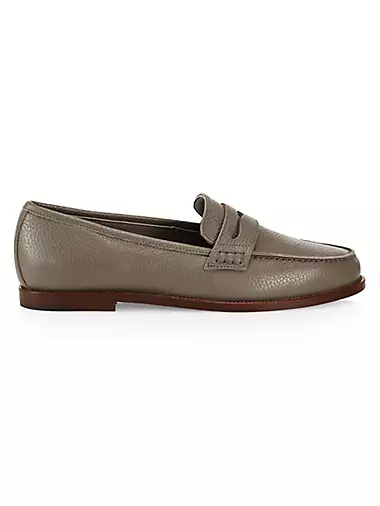 Perrita Leather Penny Loafers