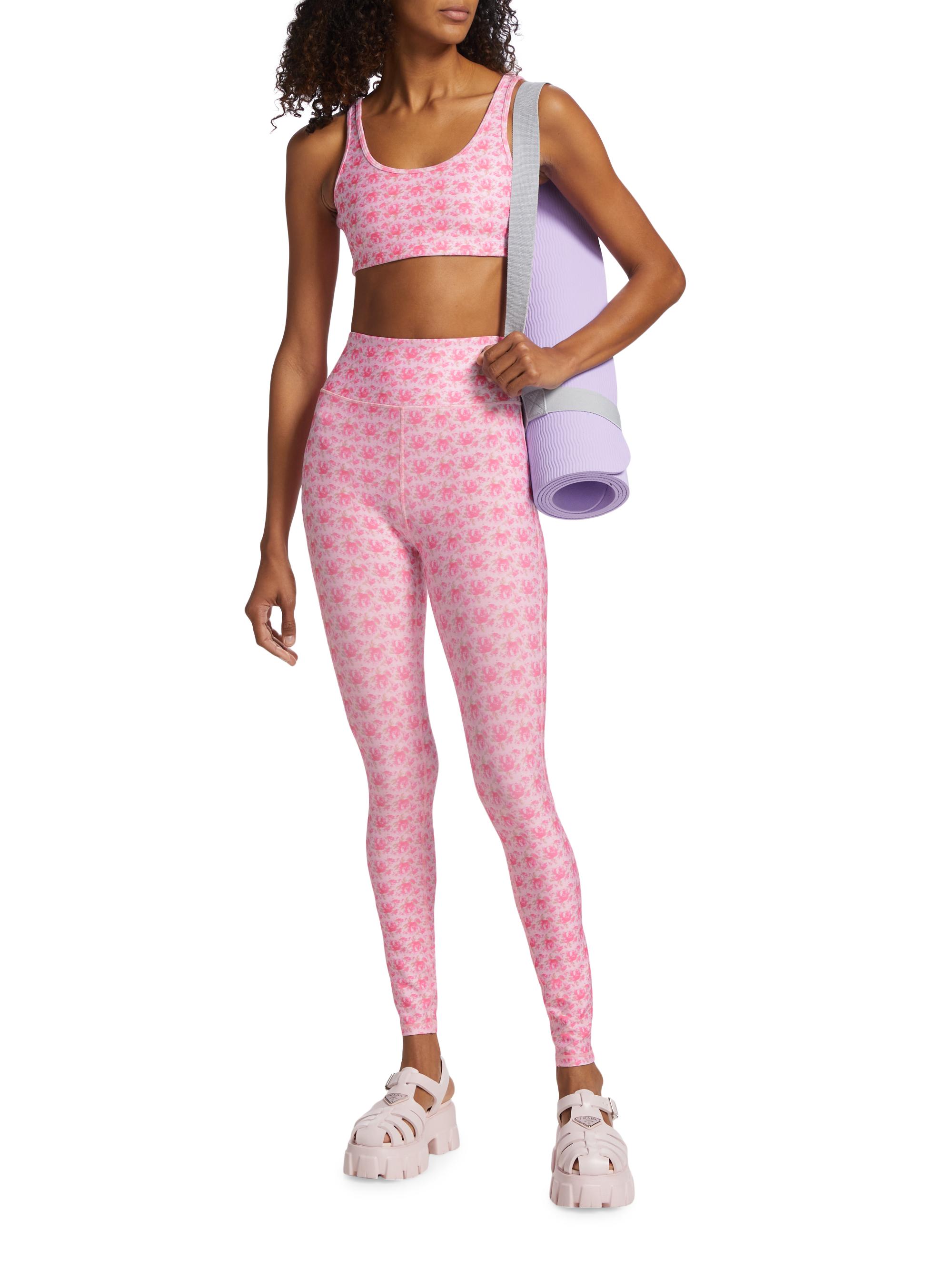 Shop LoveShackFancy Ornice Rose Sports Bra | Saks Fifth Avenue