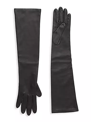 Leather Elbow-Length Gloves
