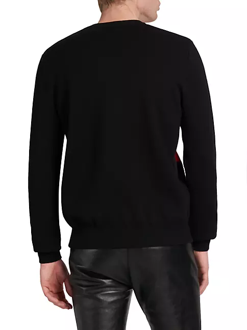 Shop Alexander McQueen Skull Wool-Blend Sweater | Saks Fifth Avenue