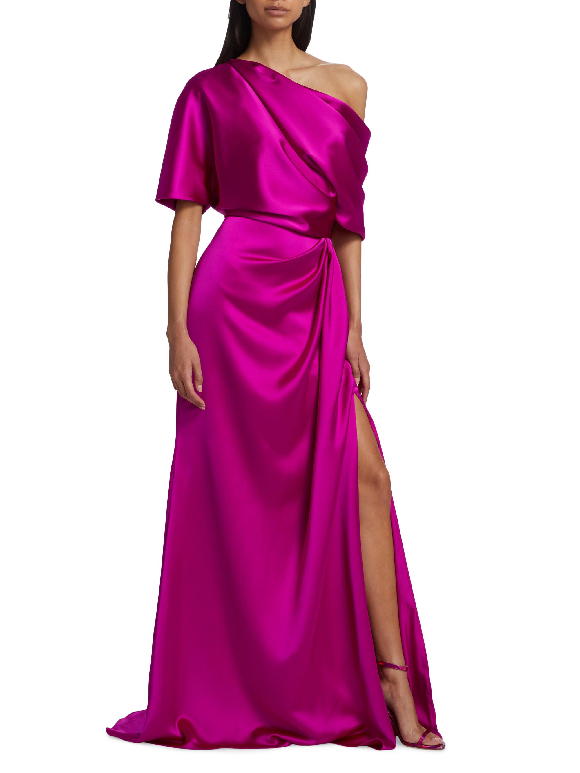Off Shoulder Front Draped Gown main image 1