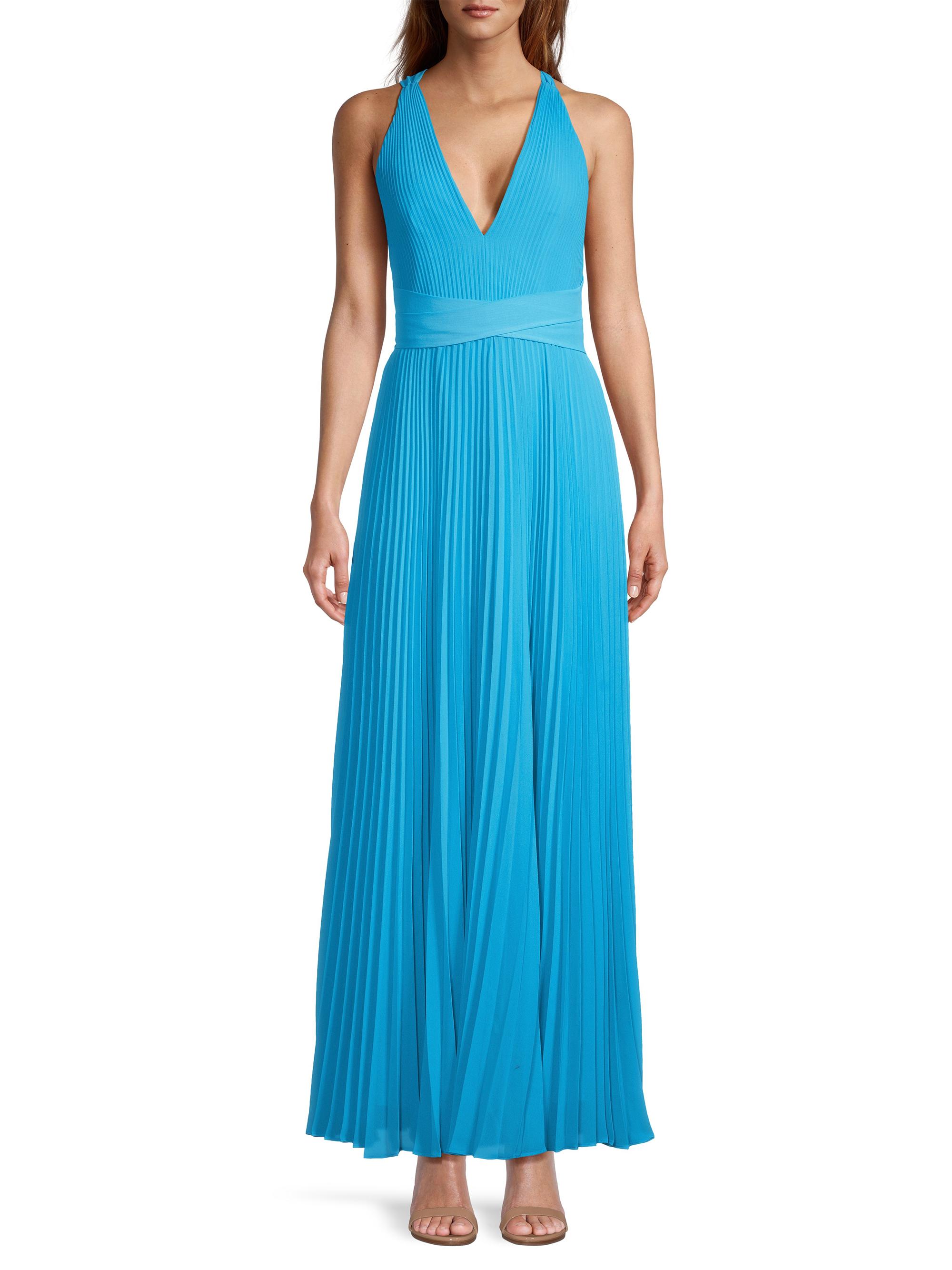 Oria Colour Block Pleated Jumper Dress main image 1
