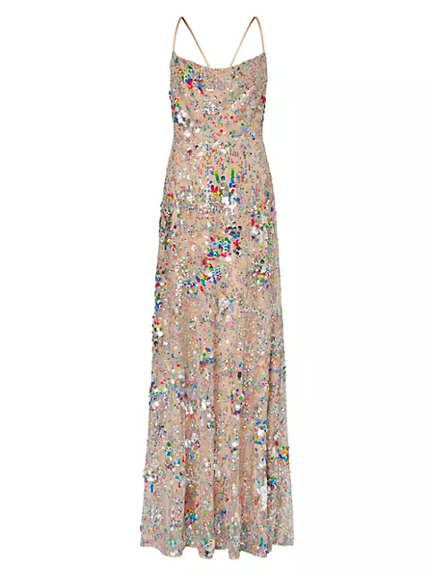 Shop Milly Odetta Sequin Gown | Saks Fifth Avenue
