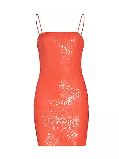 Fifi Sequin-Embroidered Minidress