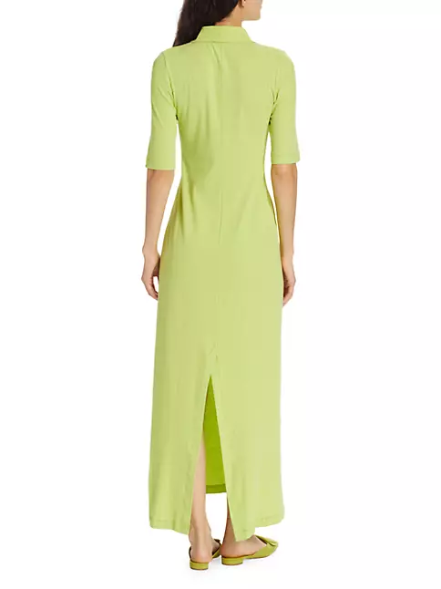 Shop Rosetta Getty Cotton Polo T-Shirt Dress | Saks Fifth Avenue