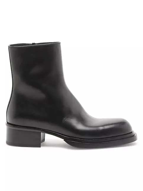 Shop Alexander McQueen Leather Ankle Boots | Saks Fifth Avenue