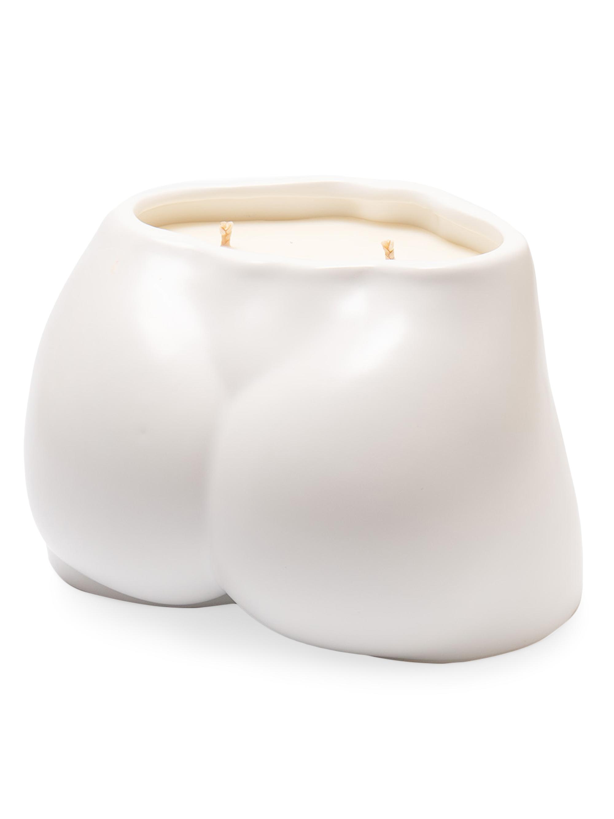 Grassy Fig Scent Le Petit Derrière Céramique Bum Container Candle