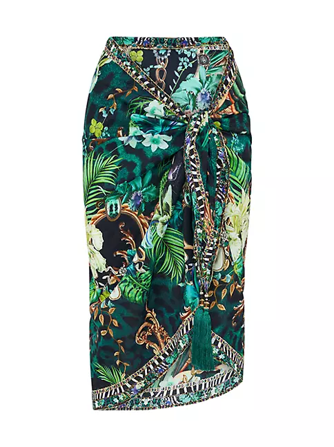 Shop Camilla Tropical-Print Sarong | Saks Fifth Avenue