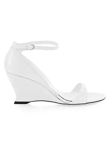 Vidette 70MM Patent Leather Wedge Sandals
