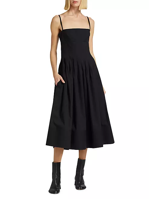 Shop Proenza Schouler Sleeveless Corset Midi-Dress | Saks Fifth Avenue