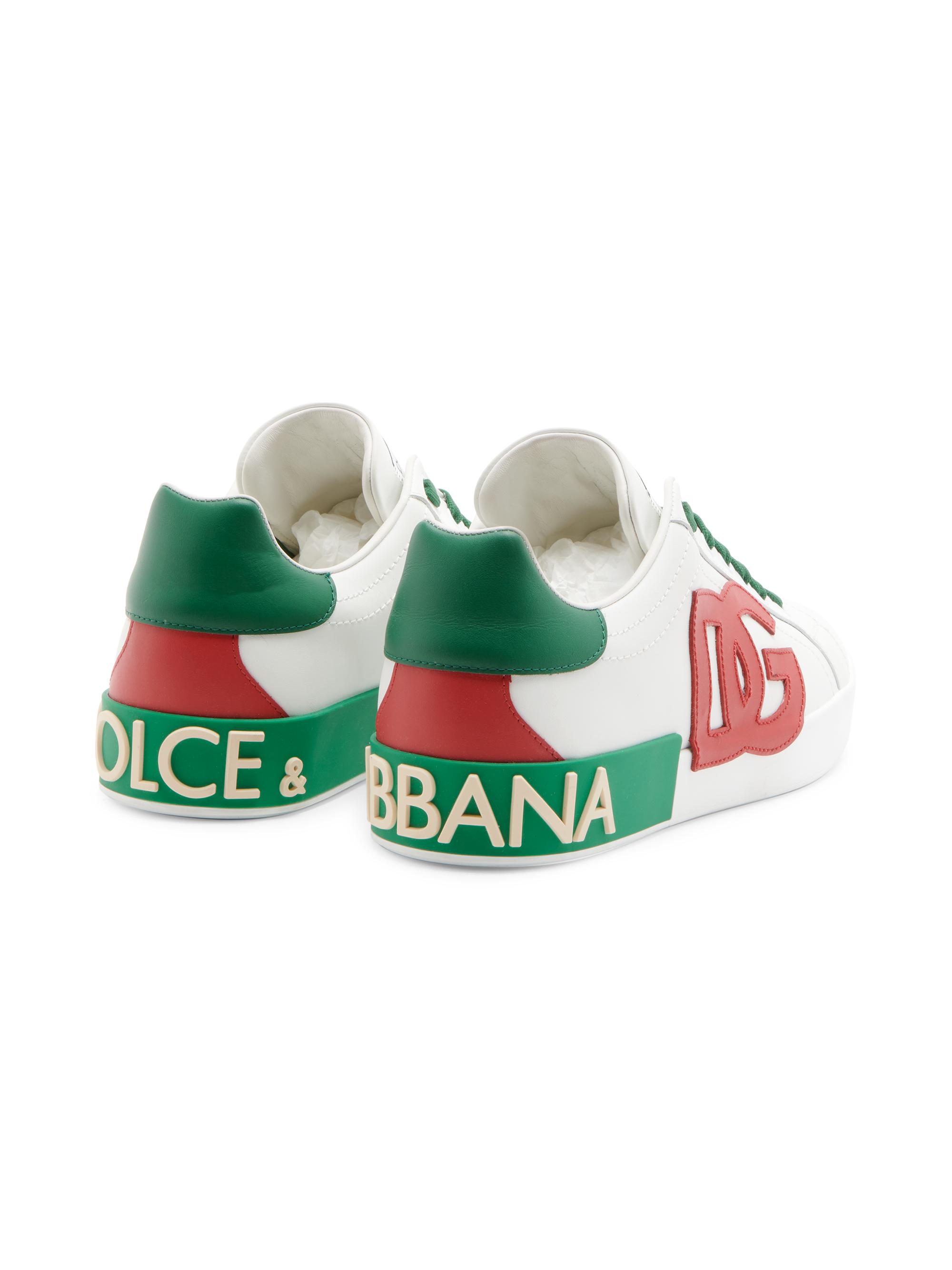 dolce & gabbana side logo tape portofino sneakers