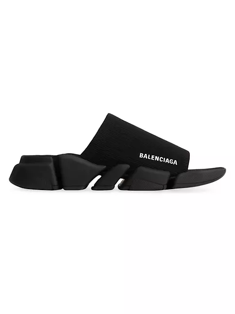 Shop Speed 2.0 Recycled Knit Slide Sandals | Saks Fifth Avenue