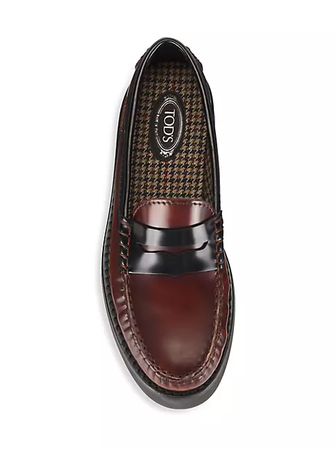 Shop Tod's Gomma 54K Mocassino Leather Loafers | Saks Fifth Avenue
