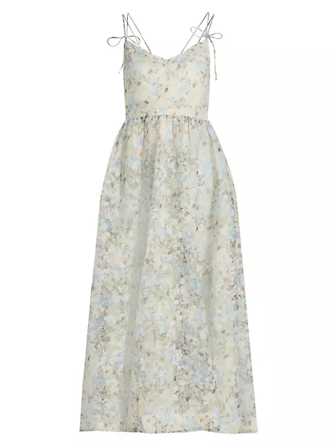 Shop En Saison Tosca Floral Fit-&-Flare Dress | Saks Fifth Avenue