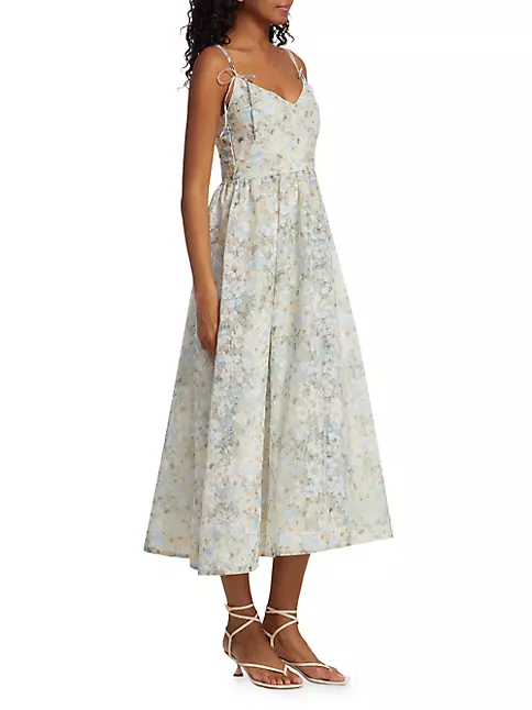 Shop En Saison Tosca Floral Fit-&-Flare Dress | Saks Fifth Avenue