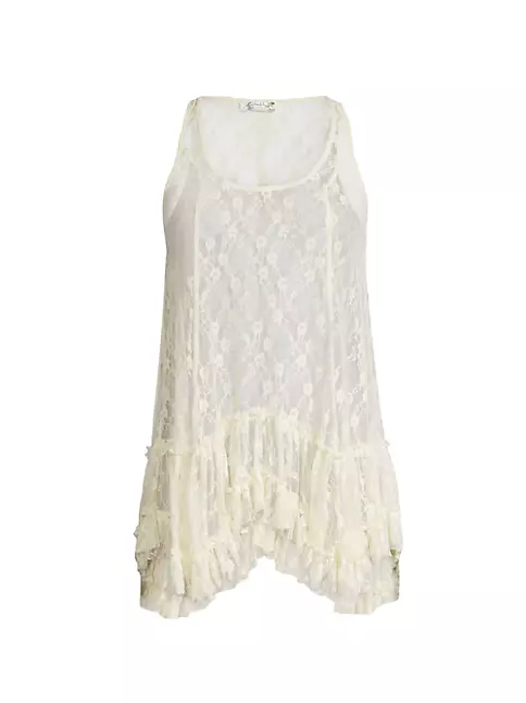 Shop Free People Everything In Lace Sleeveless Tunic | Saks Fifth Avenue