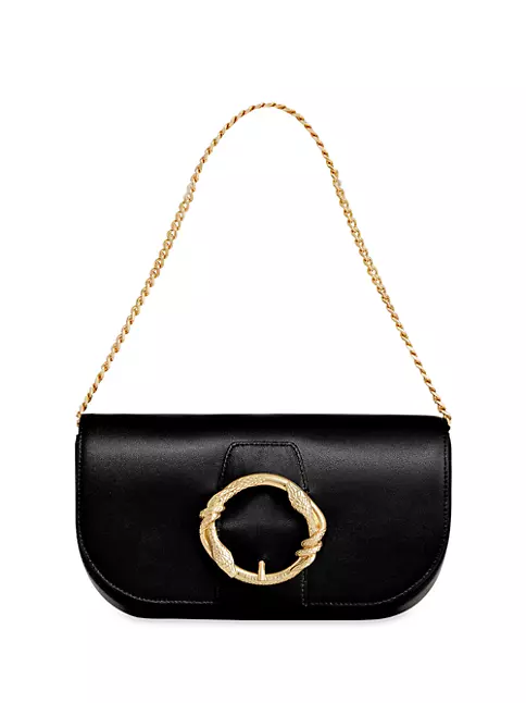 Shop Rebecca Minkoff Snake Ring Leather Crossbody Bag | Saks Fifth Avenue