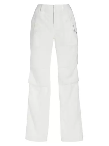 Embroidered Cargo Pants