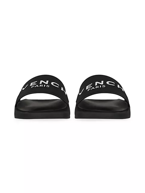 Shop Givenchy Logo Pool Slide Sandals | Saks Fifth Avenue