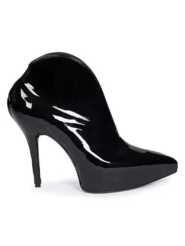 115MM Patent Leather Booties