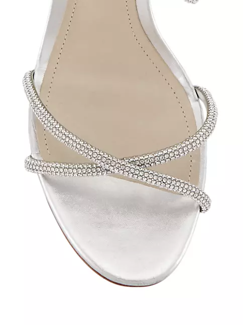 Shop Schutz Carley Strappy Crystal Sandals | Saks Fifth Avenue