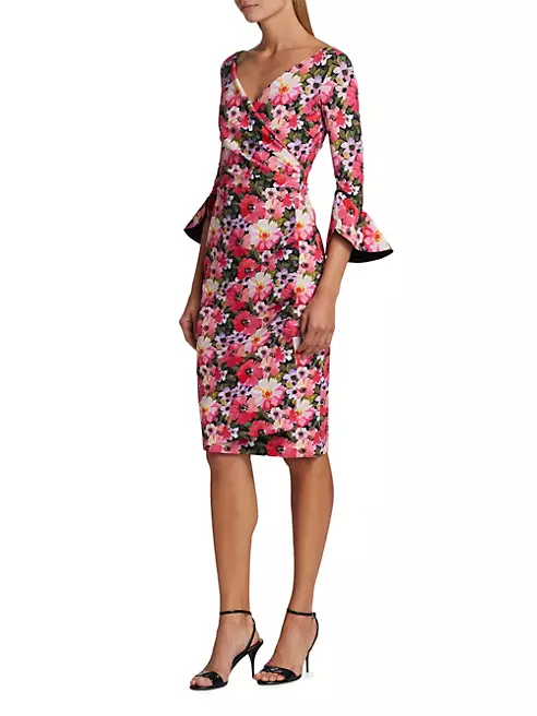 Shop Chiara Boni La Petite Robe Triana Floral Sheath Dress | Saks Fifth ...