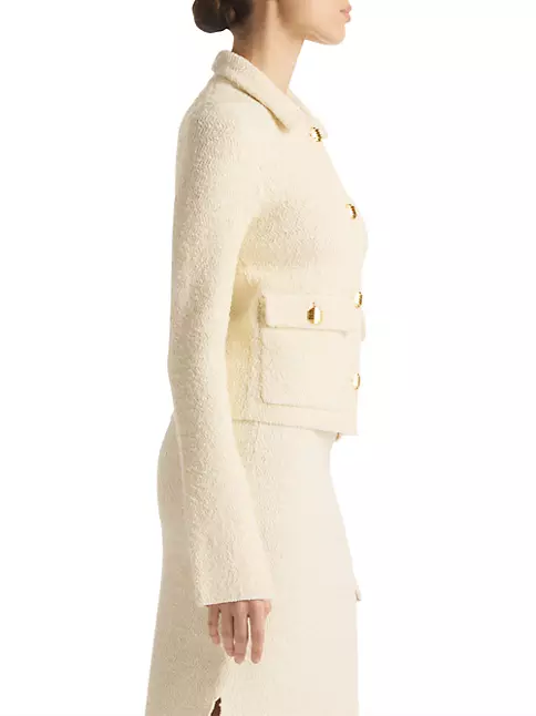Shop St. John Tailored Tweed Jacket | Saks Fifth Avenue