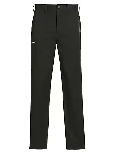 Zipper-Detailed Pants