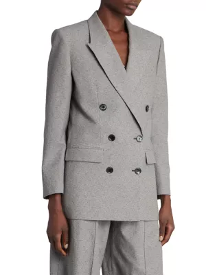 Shop Isabel Marant Klero Double-Breasted Blazer | Saks Fifth Avenue