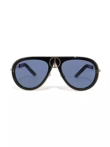 Inez 55MM Pilot Sunglasses