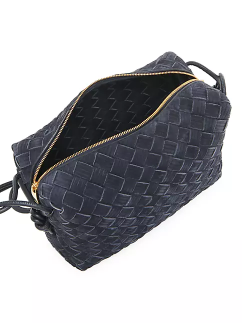 Loop Intrecciato Leather Crossbody Bag