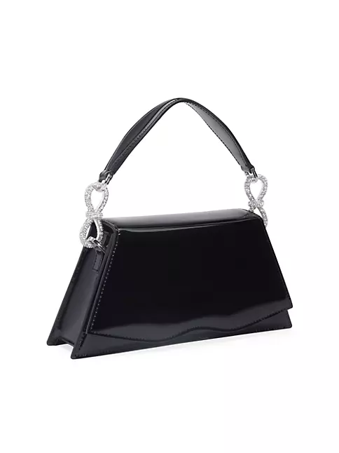 Shop Mach & Mach Samantha Classic Patent Leather Handbag | Saks Fifth ...