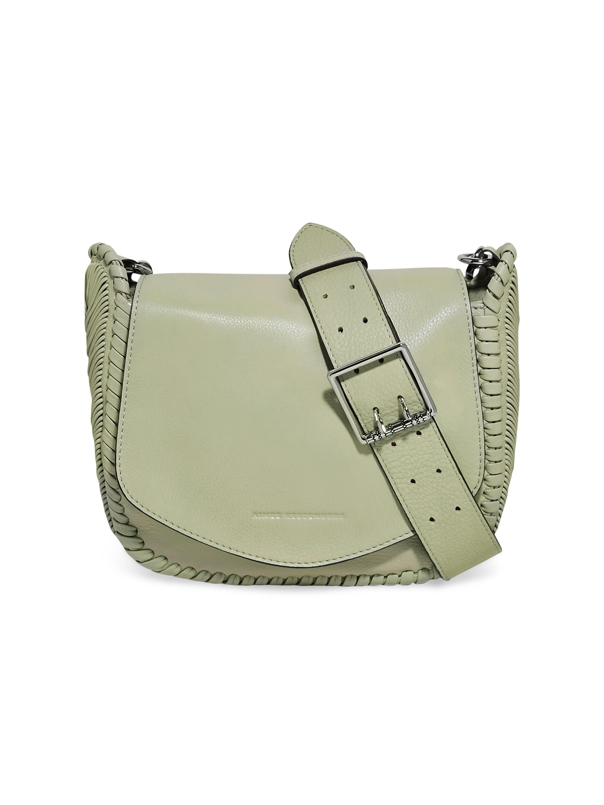 Aimee Kestenberg | Bags | Aimee Kestenberg Saddle Pebbled Leather Crossbody Bag Hand Bag Beige