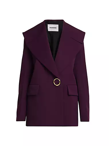 Wool Relaxed O-Ring Blazer