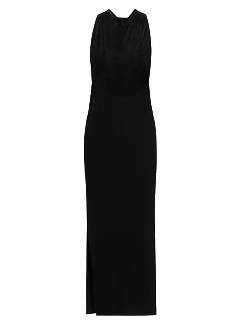 Shop Helmut Lang Twist-Back Fitted Maxi Dress | Saks Fifth Avenue