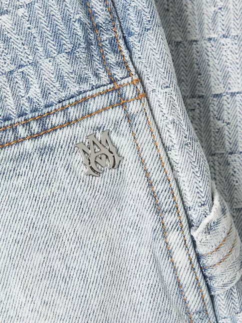 Shop Amiri Jacquard Logo Carpenter Jeans | Saks Fifth Avenue