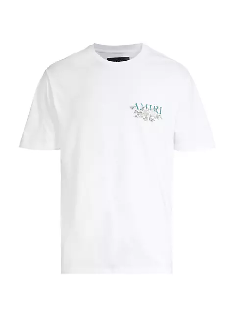 Shop Amiri Floral Logo T-Shirt | Saks Fifth Avenue
