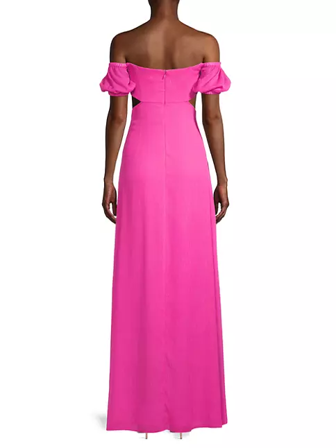 Shop Liv Foster Off-The-Shoulder Column Gown | Saks Fifth Avenue