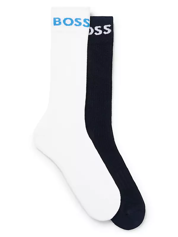 Buy BOSS Two-Pack Cotton Blended Socks