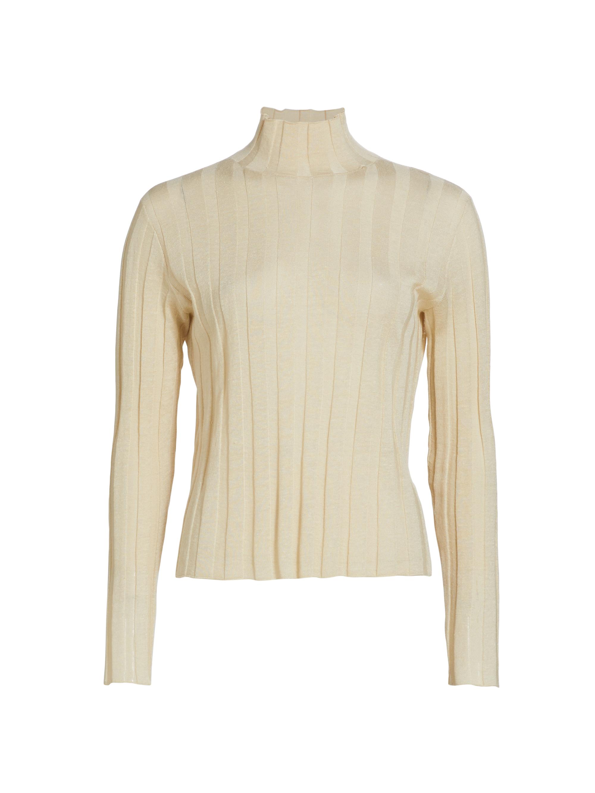 Daxy Ribbed Turtleneck Top