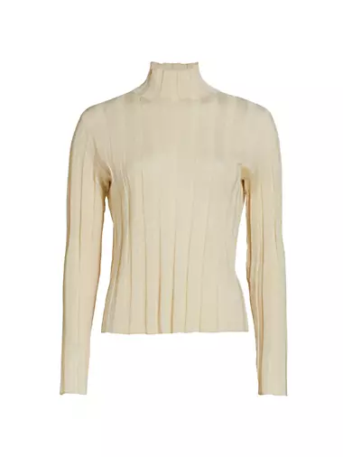 Daxy Ribbed Turtleneck Top