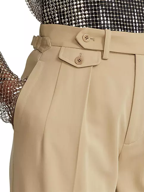 Shop Ralph Lauren Collection Graison Wool Straight-Leg Trousers | Saks ...