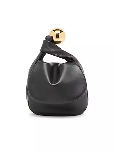 Small Leather Sphere Pouch