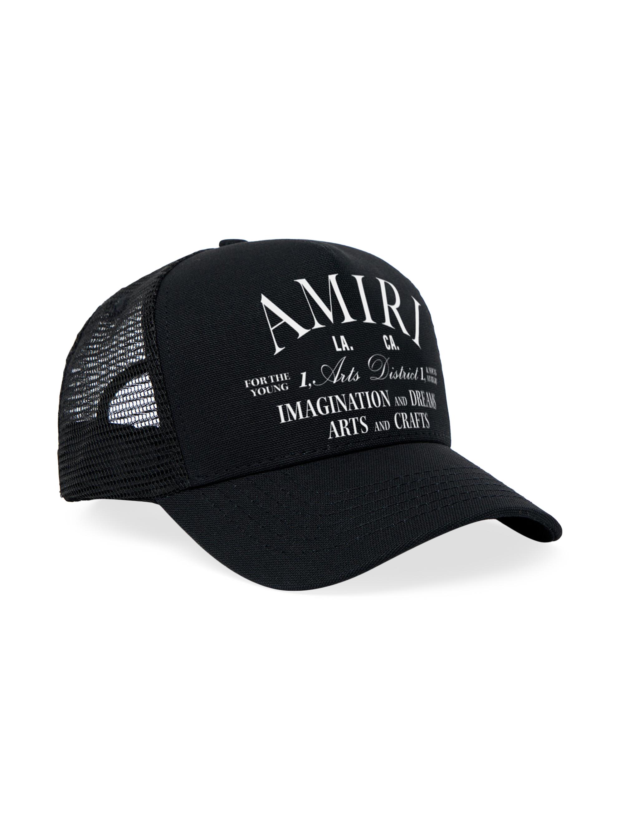 Amiri Hat Saks Amiri Core Logo Trucker Hat NWT One Size SnapBack