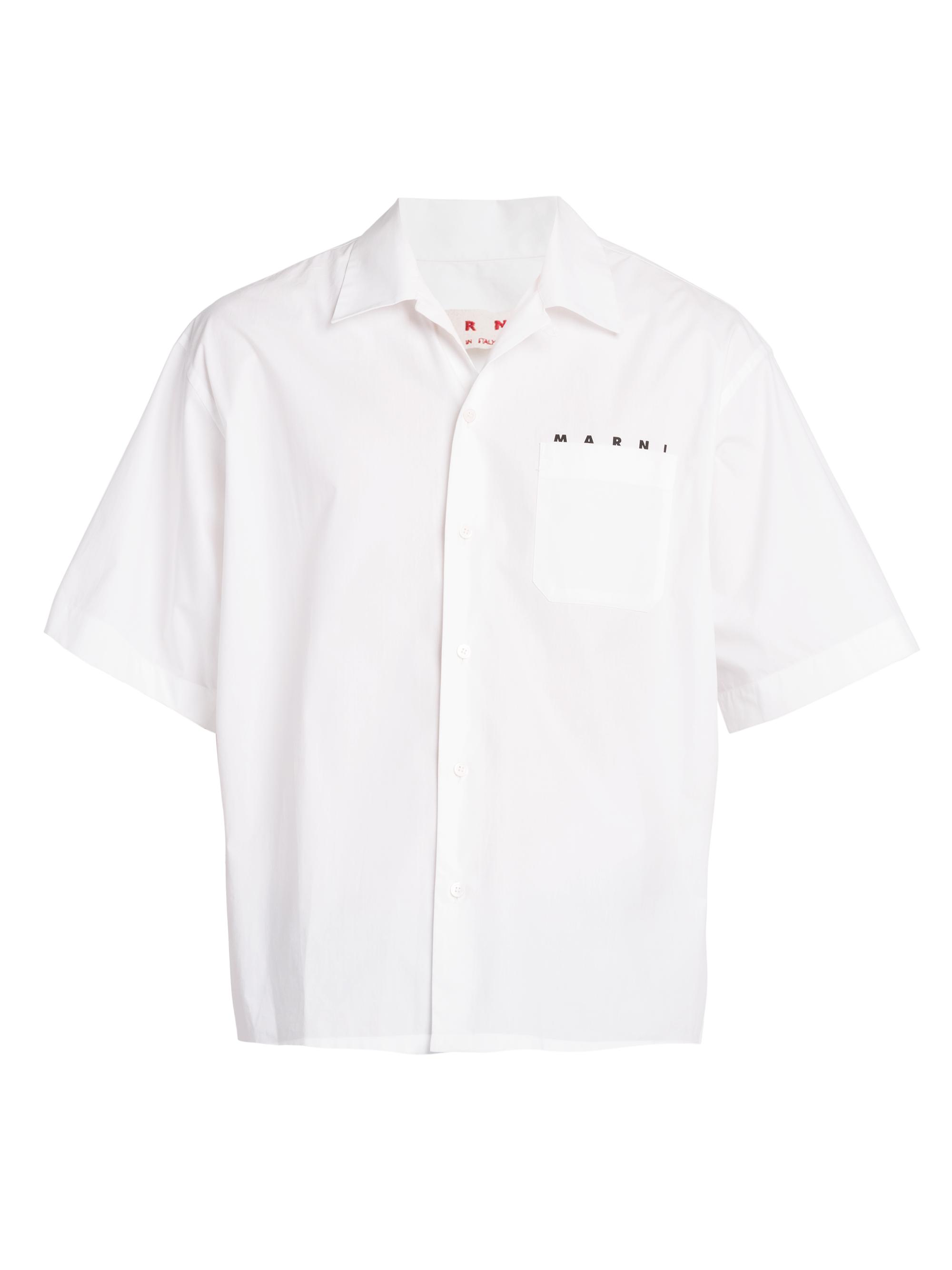 Logo Poplin Camp Shirt