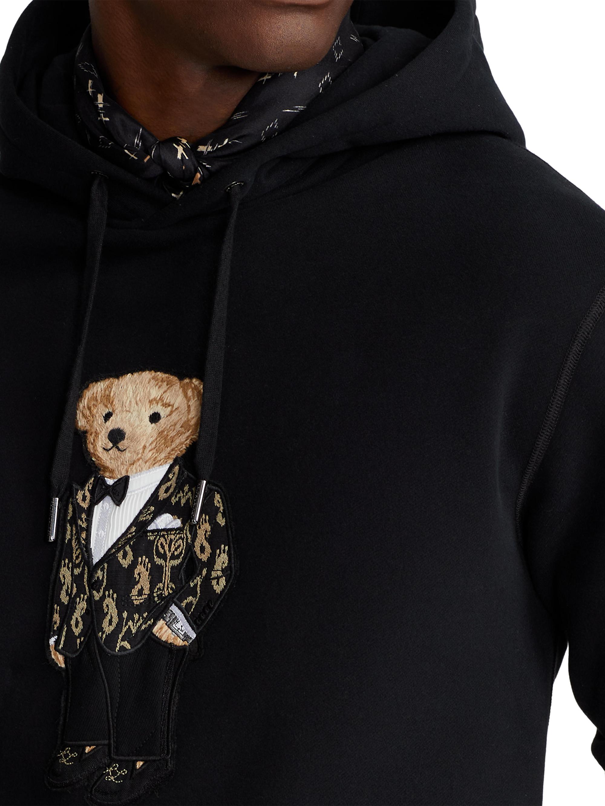 Shop Ralph Lauren Purple Label Polo Bear Hoodie | Saks Fifth Avenue