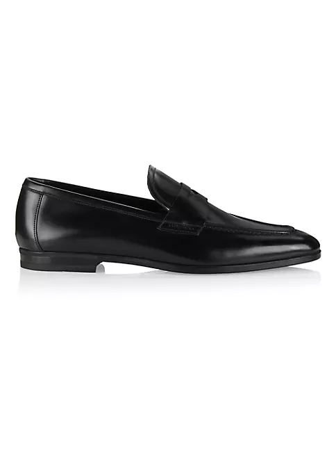 Shop TOM FORD Leather Penny Loafers | Saks Fifth Avenue