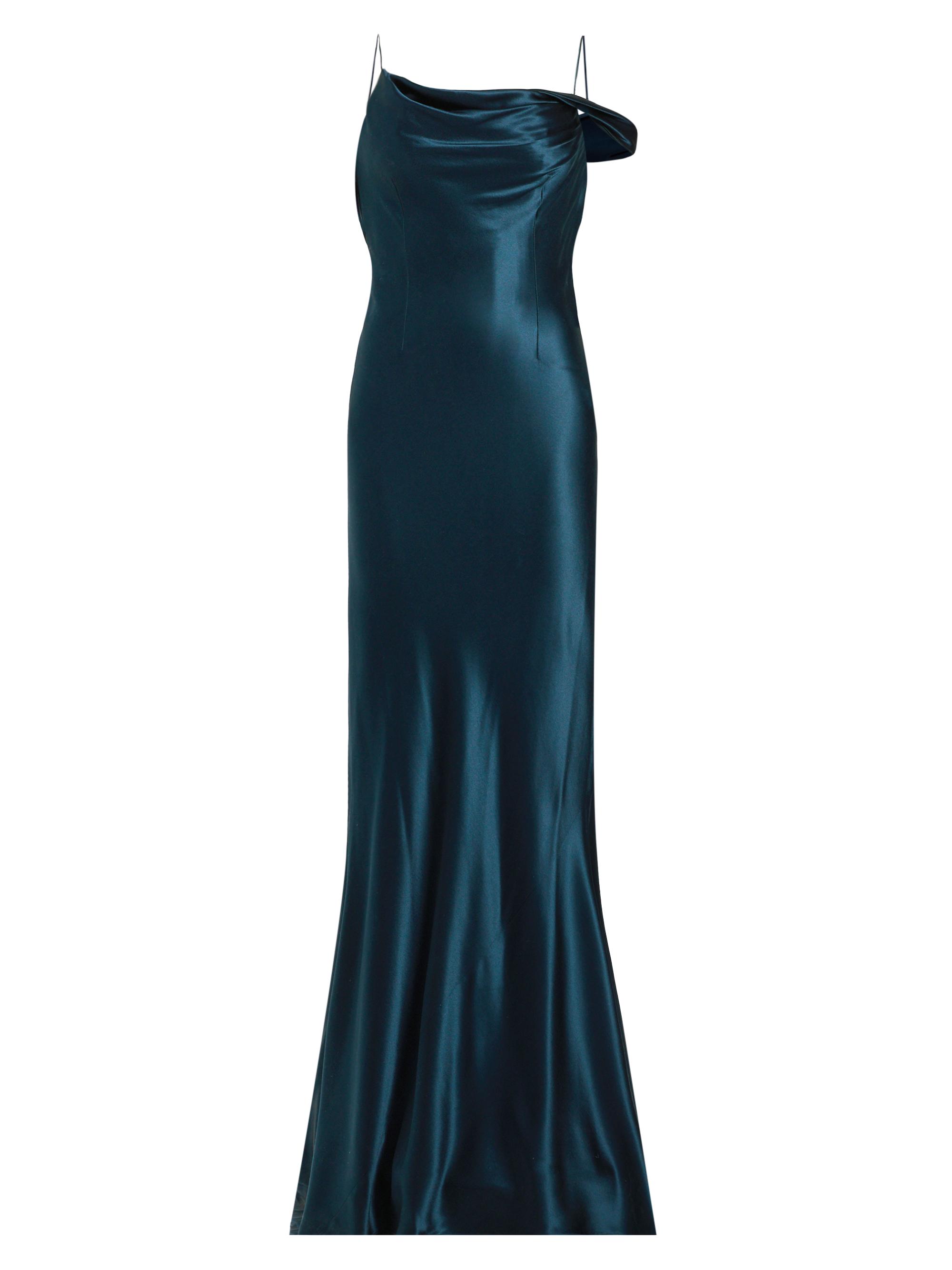 Allure's Exquisite Long Satin Slip Gown: Elevate Your Nights