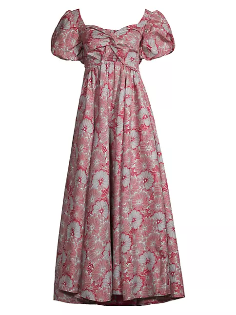 Shop Elisamama Ajoke Floral Cotton Maxi Dress | Saks Fifth Avenue