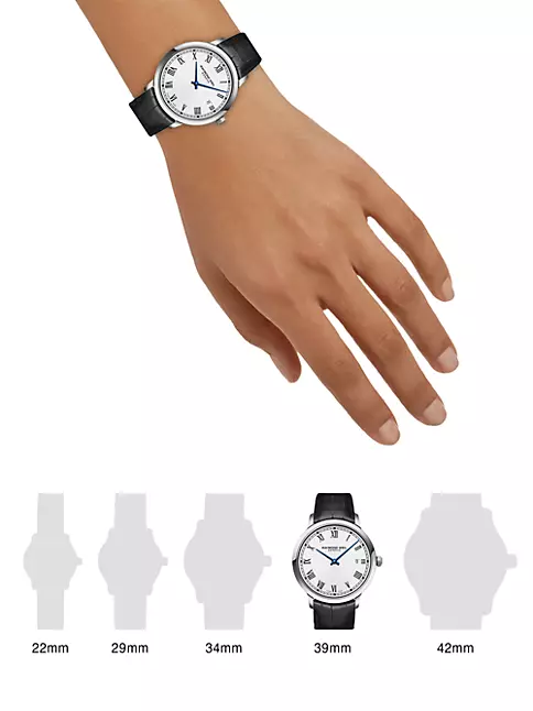 Raymond Weil Men's Toccata Leather Strap Watch